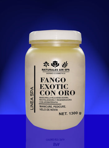 Facial FANGO EXOTIC CON ORO Y ACIDO HIALURONICO 1.3 Kgrs