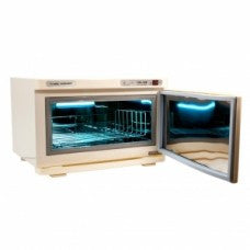 Calentador profesional de toallas calientes con esterilizador UV, gabinete  de toallas calientes de capacidad extra grande de 23 litros con ventana