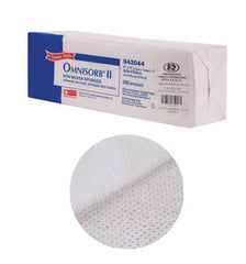 Esponja omnisorb (gasa textura algodón) 4"x4" paq c/ 200 pzs