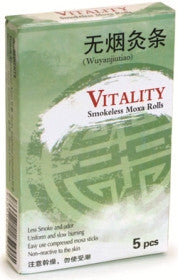 Moxa baja en humo rollos, Vitality caja C/ 5 pzs (PRODUCTO AGOTADO)